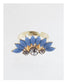 Faux stone adjustable ring
