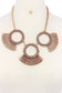 Fashion chunky stylish necklace and earring set