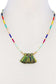 Modern Triple Tassel Beaded Necklace