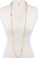 Beaded Fashion Long Necklace And Earring Set