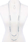 Double Layer Chic Long Necklace And Earring Set