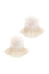Pearl Cluster Tassel Post Drop Earring