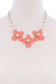 Stylish Flower And Pearl Necklace Set