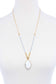 Designer Fashion Beaded And Stone Pendant Necklace