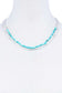 Double Layer Beaded And Chain Necklace
