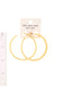 Trendy Fashion 2 Inch Open Hoop Earring