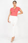 Button V-neck Bodysuit
