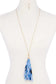 Tye Dye Fabric Tassel Necklace