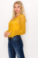 Lace Trim Shadow Stripe Bodysuit