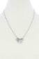 Dainty Star Lighting Bolt Charm Metal Necklace