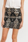 Sequence Pattern Mini Skirt