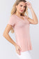 V-neck Rayon Jersey Top