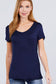 V-neck Rayon Jersey Top