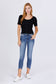 Short Slv Rib Sweater Top