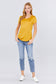 Short Sleeve Scoop Neck Top With Pocket