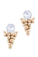 Multi Balls Wide Stone Stud Earring