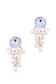 Multi Balls Wide Stone Stud Earring