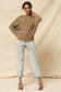 A Ribbed Knit Sweater