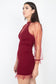 Pearl Trim Mesh Bodycon Dress