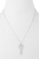 Rhinestone Key Pendant Long Necklace
