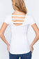 Short Slv Top W/zipper Pocket
