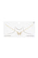 Rhinestone Butterfly Charm Gold Dipped Necklace
