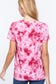 Short Slv Tie-dye Cotton Jersey Top