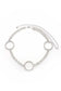 Circle 2 Line Rhinestone Chain Belt
