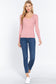V-neck Viscose Rib Sweater