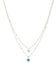 Seed Bead Evil Eye Pendant Layered Necklace