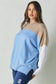 Plus Round Neck Multicolored Oversized Sweater
