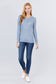 Long Slv Henley Thermal Top