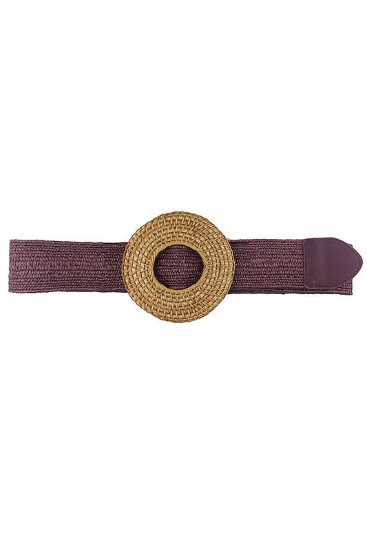 Modern Straw Round Belt