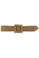 Fashion Square Straw Buckle Belt