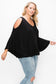 Solid Top Featuring Kimono Style Sleeves