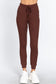 Waist Band Side Pocket Thermal Pants