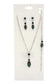 Marquise Shape Rhinestone Bracelet Necklace Set