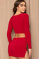 Metal Ring With Cutout Detailed Mini Dress