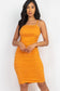 Double Ruched Front And Ruched Back Detail Mini Dress