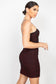 Sleeveless Sparkle Honeycomb Bodycon Dress