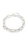 Oval Ball Link Metal Bracelet