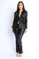Sequin Button Down Shirt And Pant Set