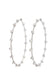 Rhinestone Edge Hoop Earring