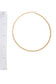 Classic Rhinestone Metal Hoop Earring