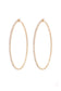 Classic Rhinestone Metal Hoop Earring