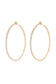 Classic Basic Rhinestone Hoop Earring