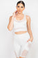Racerback Mesh Top & Activewear Shorts Set