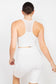 Racerback Mesh Top & Activewear Shorts Set