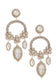 Marquise Flower Rhinestone Dangle Earring