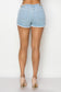 Side Chain Detailed Denim Shorts